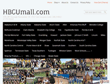 Tablet Screenshot of hbcumall.com